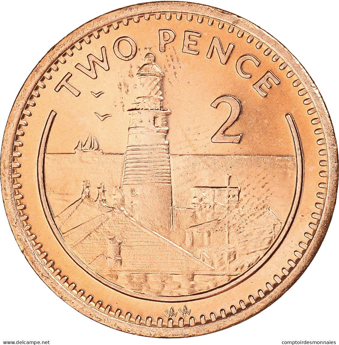 Monnaie, Gibraltar, 2 Pence, 1995 - Gibraltar