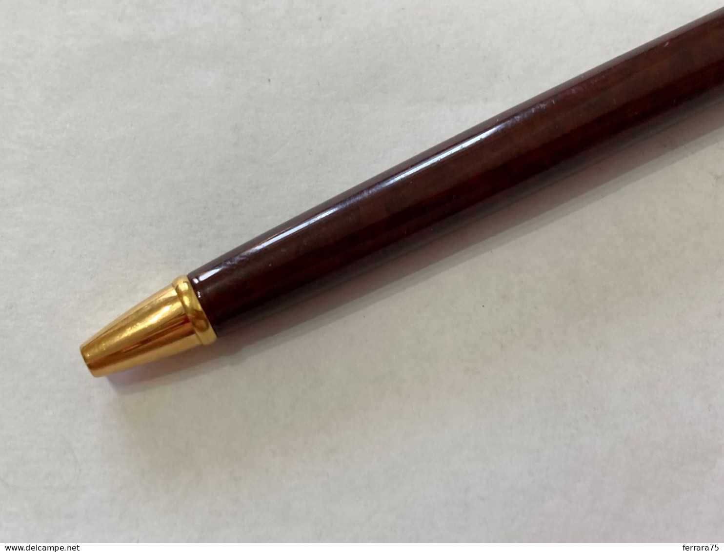 WATERMAN :PENNA A SFERA  CON PROFILI IN ORO ROLLERBALL SENZA SCATOLA.. - Lapiceros