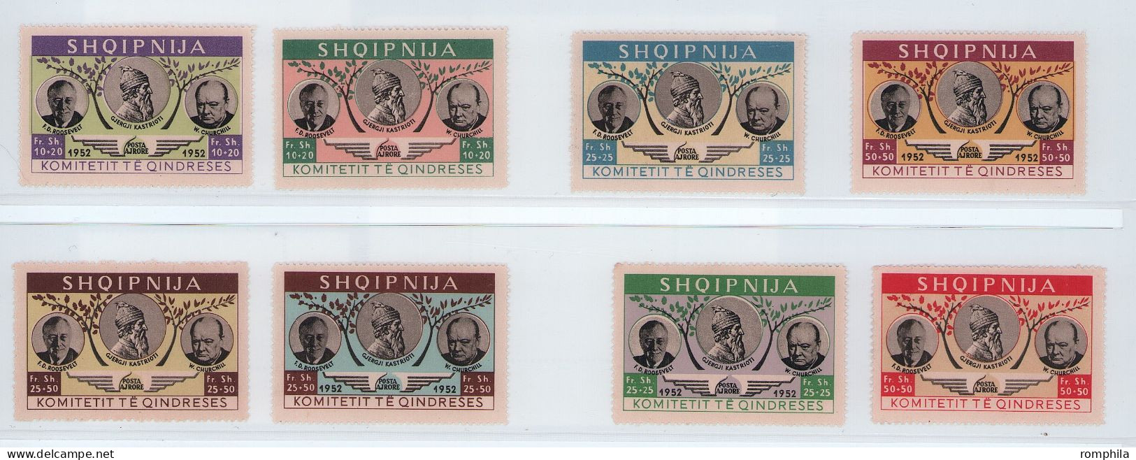 Albania 1965 Sir Winston Churchill & Roosevelt MNH Stamps - Sir Winston Churchill