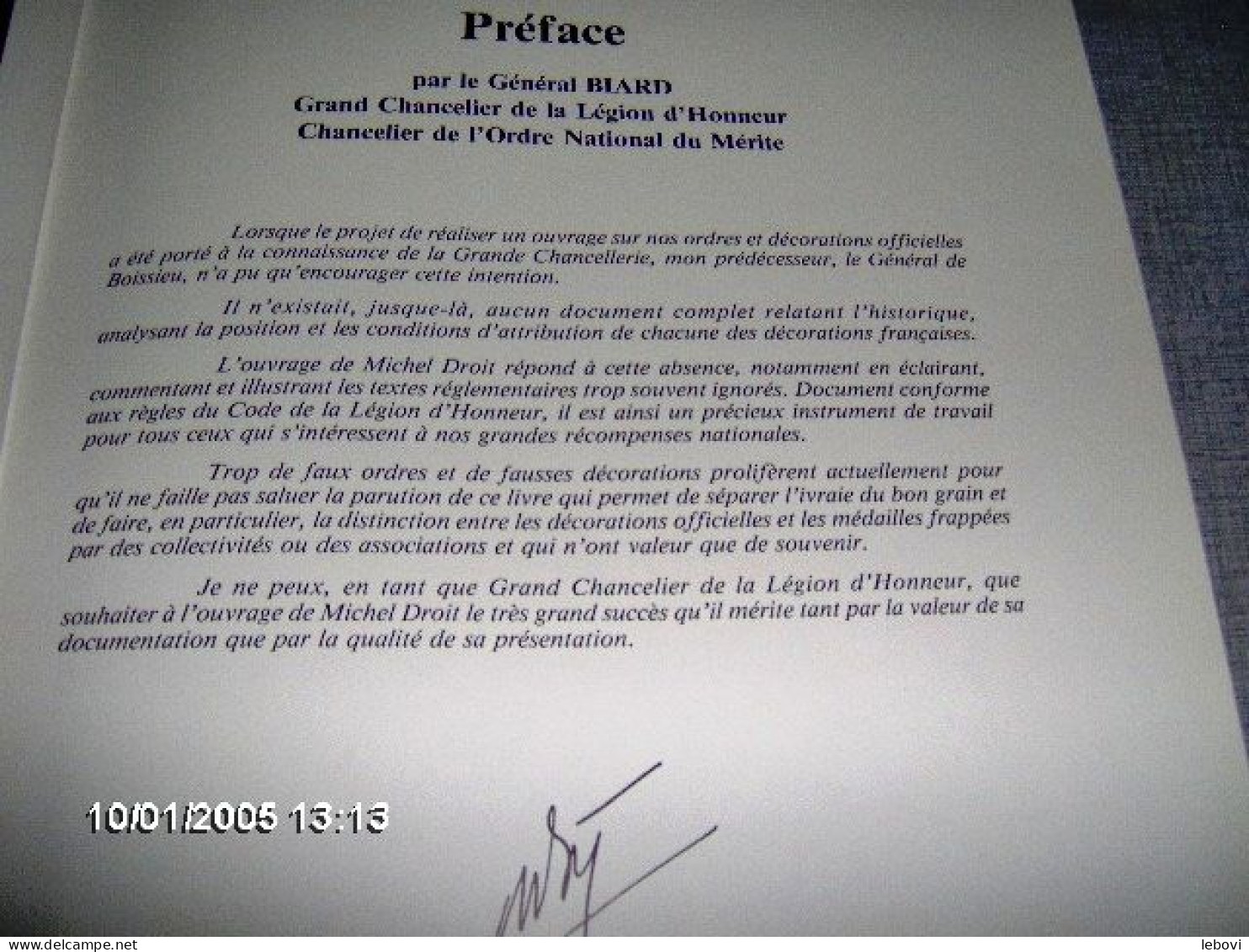 )« Ordres Et Décorations De France » (1982) - Livres & Logiciels