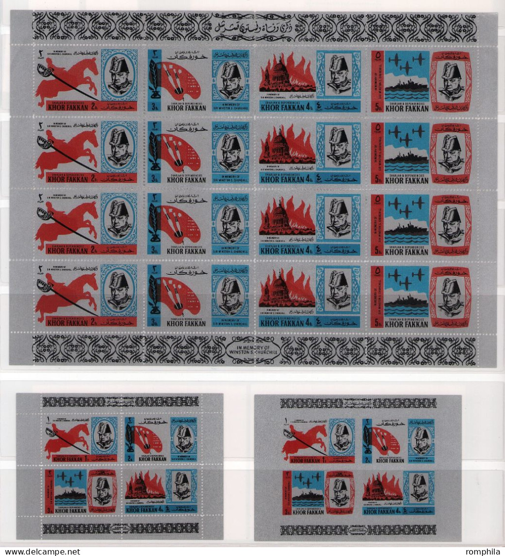 Khor Fakkan 1966 Sir Winston Churchill MNH Stamps - Sir Winston Churchill