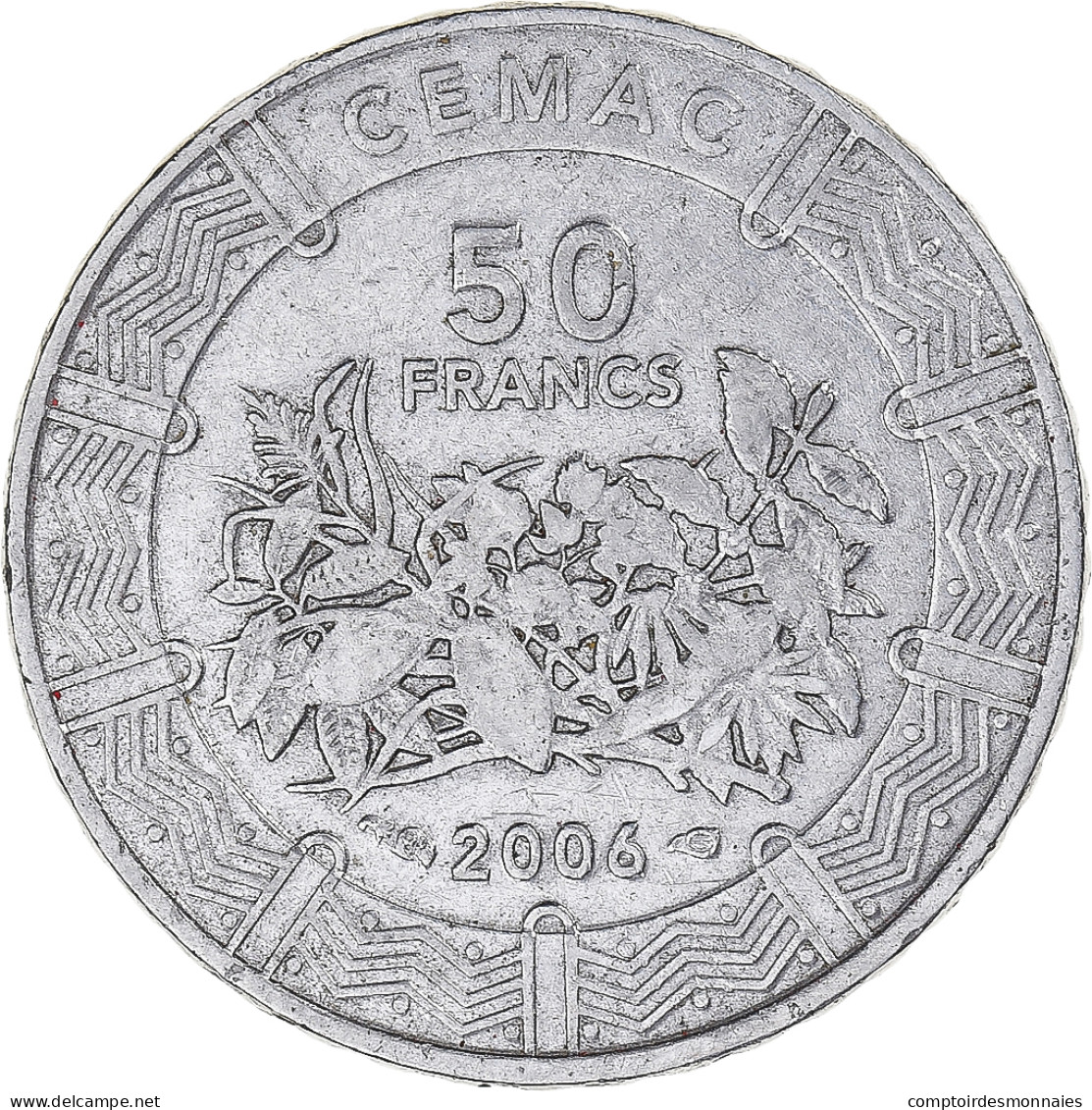 Monnaie, États De L'Afrique Centrale, 50 Francs, 2006 - Cameroun