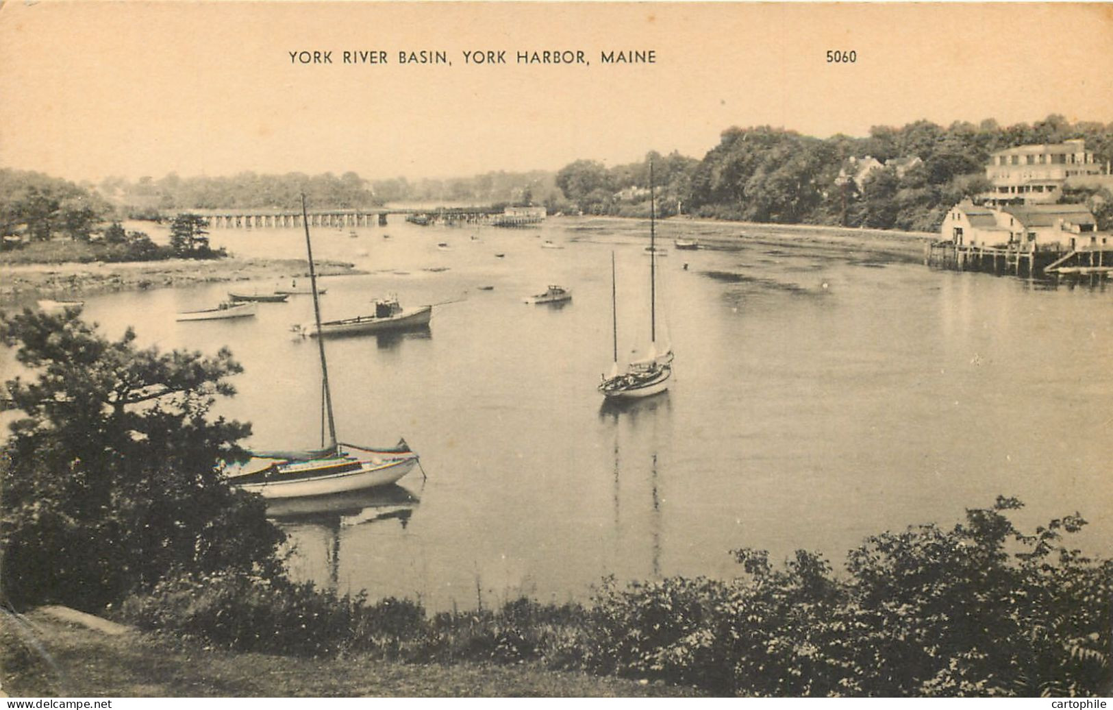 USA - Maine - York Harbor - York River Basin Circa 1910 - Other & Unclassified