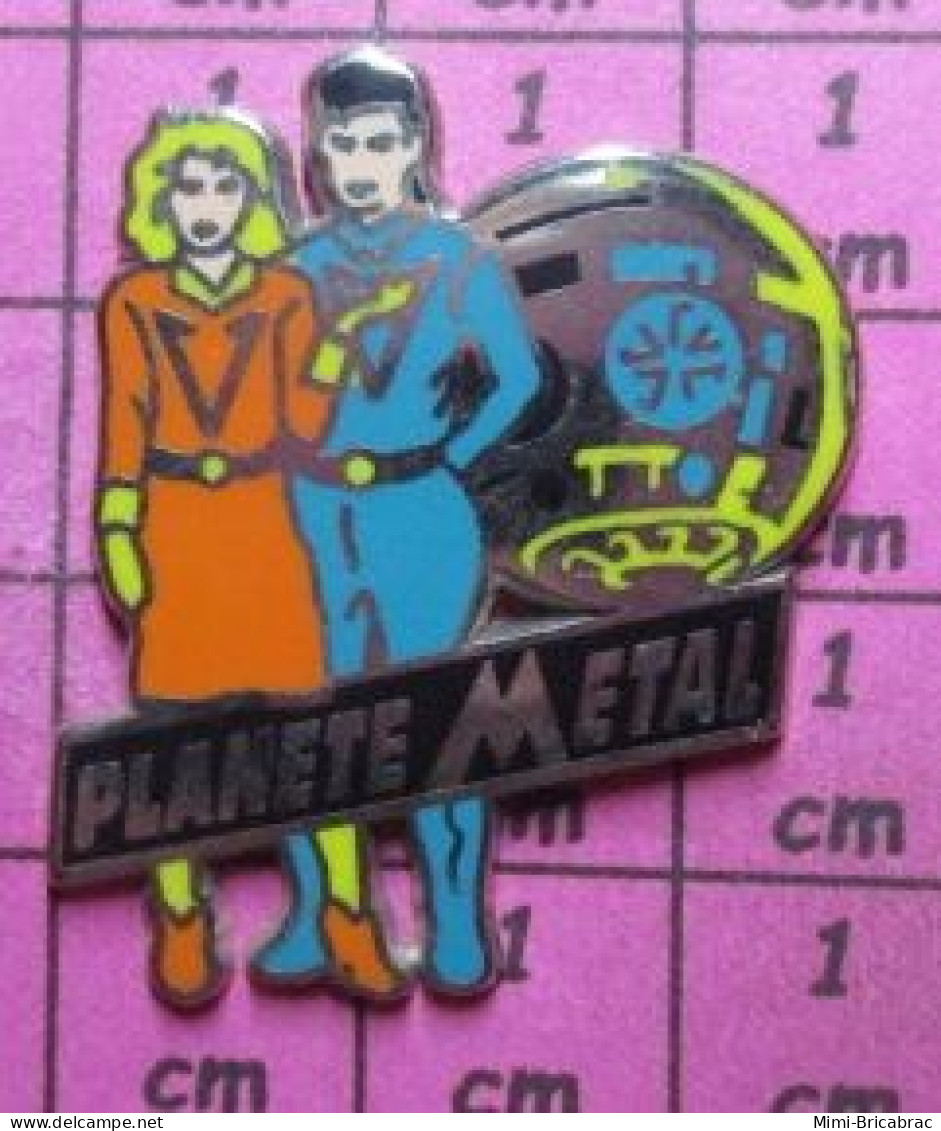 812c Pin's Pins / Beau Et Rare / ESPACE / PLANETE METAL Par LASTAR MVS 1991 - Space