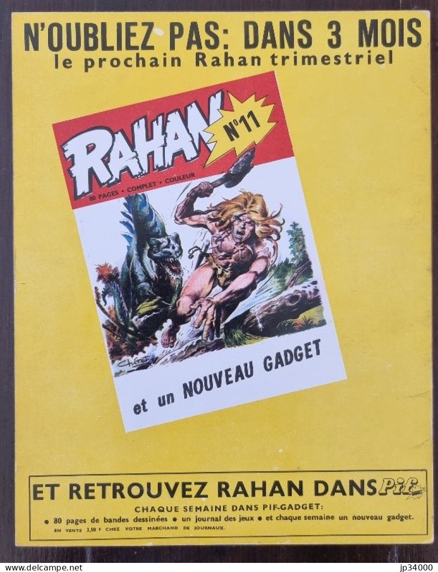 CHERET: RAHAN N°10. La Guerre Des Clans. EO 1974 (Vaillant) 1° Série. Etat Neuf - Rahan