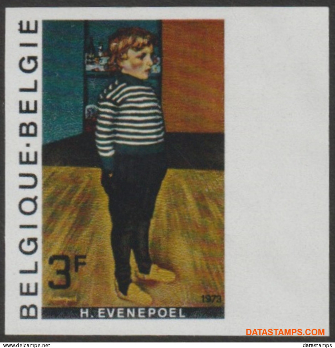 België 1973 - Mi:1738, Yv:1679, OBP:1686, Stamp - □ - Jeugdfilatelie  - 1961-1980