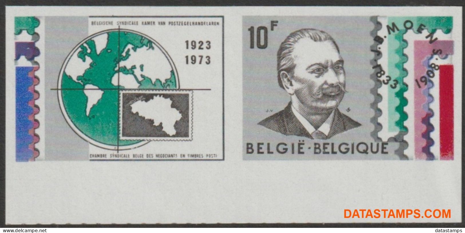 België 1973 - Mi:1739, Yv:1680, OBP:1687, Stamp - □ - Postzegelhandelaren  - 1961-1980