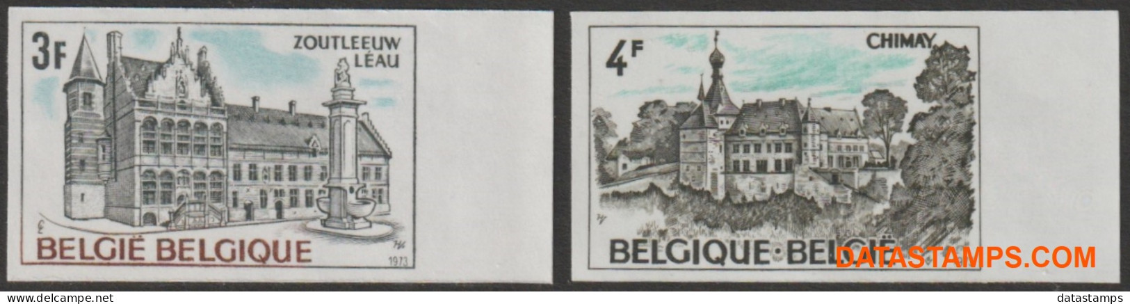 België 1973 - Mi:1744/1745, Yv:1685/1686, OBP:1692/1693, Stamp - □ - Toeristische Uitgifte  - 1961-1980