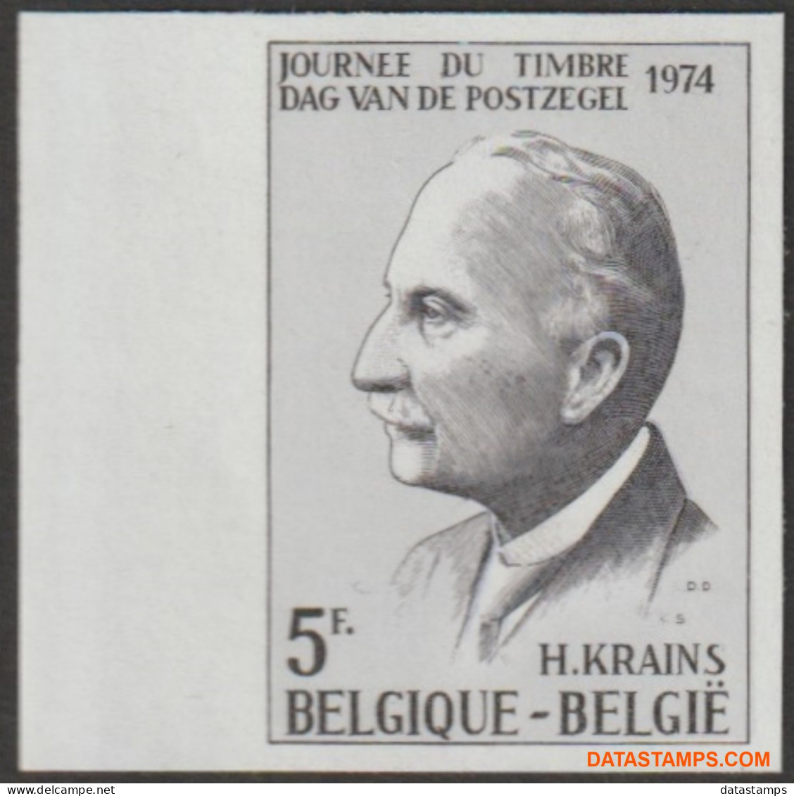 België 1974 - Mi:1765, Yv:1705, OBP:1713, Stamp - □ - Dag Van De Postzegel  - 1961-1980