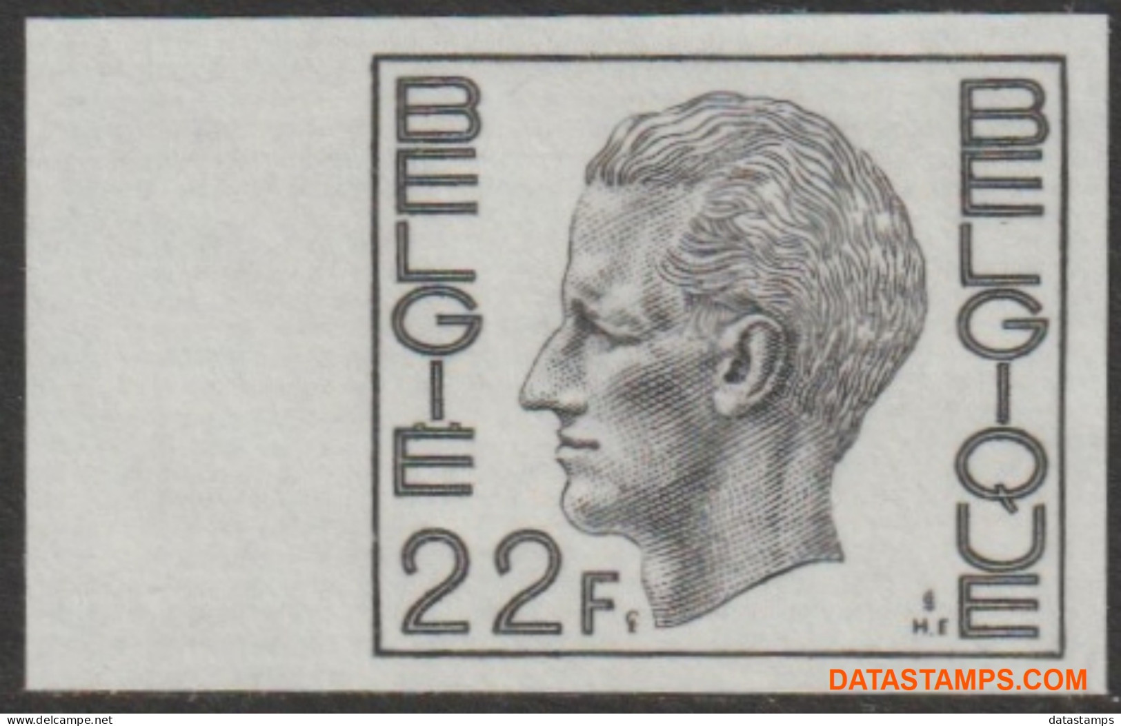 België 1974 - Mi:1779, Yv:1720, OBP:1727, Stamp - □ - Koning Boudewijn  - 1961-1980