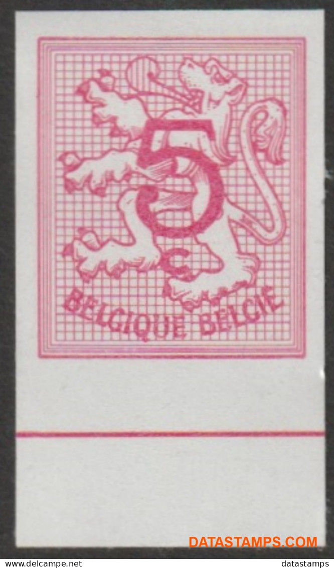 België 1974 - Mi:1780, Yv:1715, OBP:1728, Stamp - □ - Heraldieke Leeuw  - 1961-1980