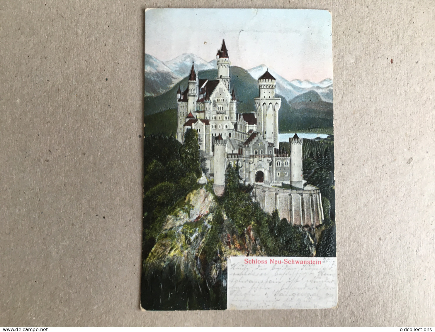 Deutschland Germany Schwangau Schloss Neuschwanstein Litho Embossed Postcard - In Relief Nurnberg Royal Castle Chateau - Itzehoe