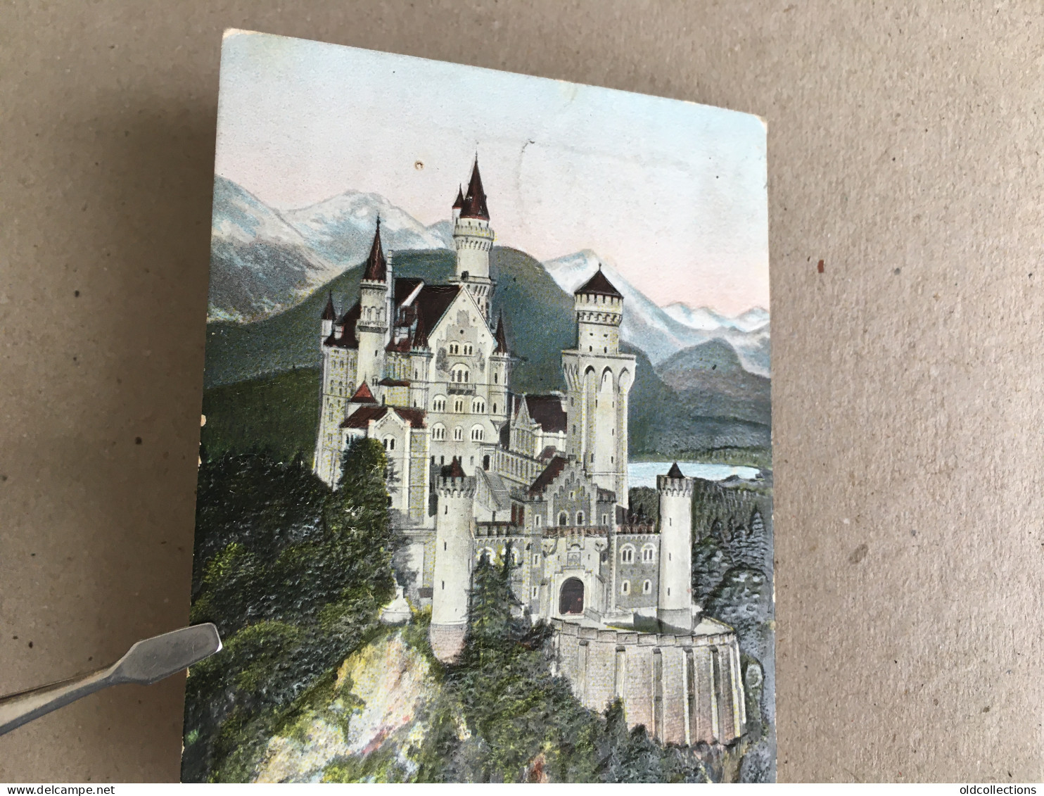 Deutschland Germany Schwangau Schloss Neuschwanstein Litho Embossed Postcard - In Relief Nurnberg Royal Castle Chateau - Itzehoe