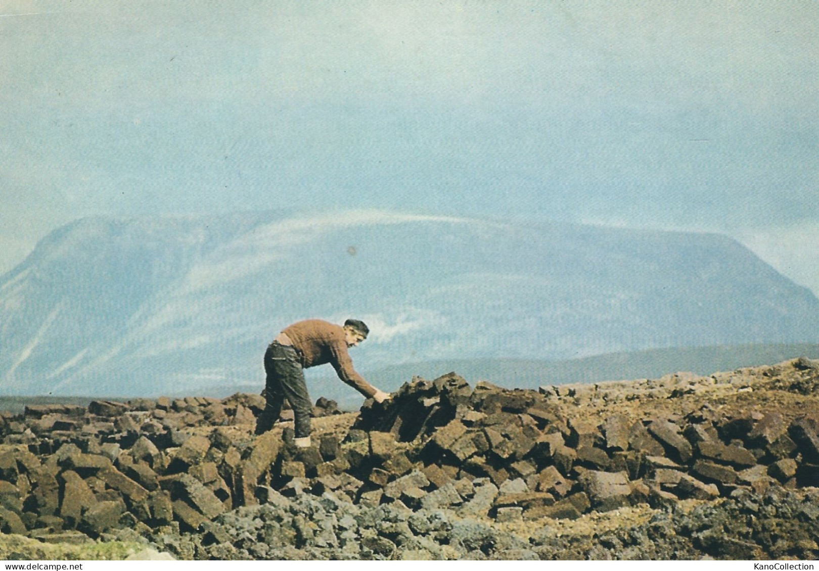 Ireland, Stacking Turf In Donegal, Gelaufen - Donegal