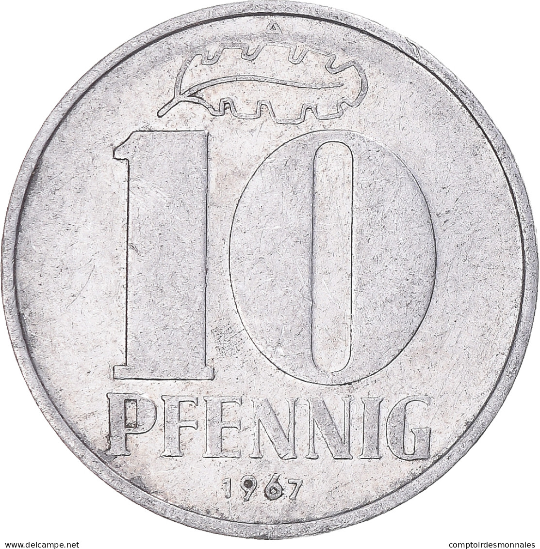 Monnaie, République Démocratique Allemande, 10 Pfennig, 1967 - 10 Pfennig