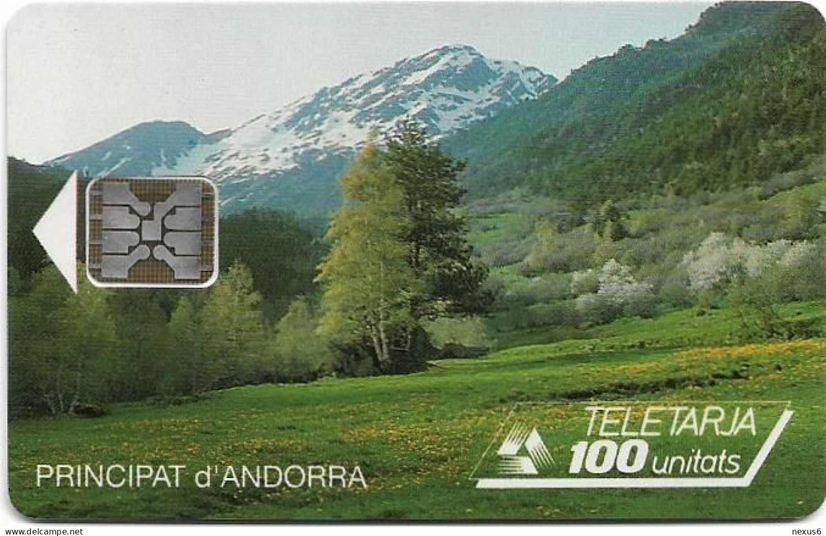 Andorra - STA - STA-0013B - Serrat Valley, Cn.00415, 09.1993, SC5, 100Units, 20.000ex, Used - Andorre