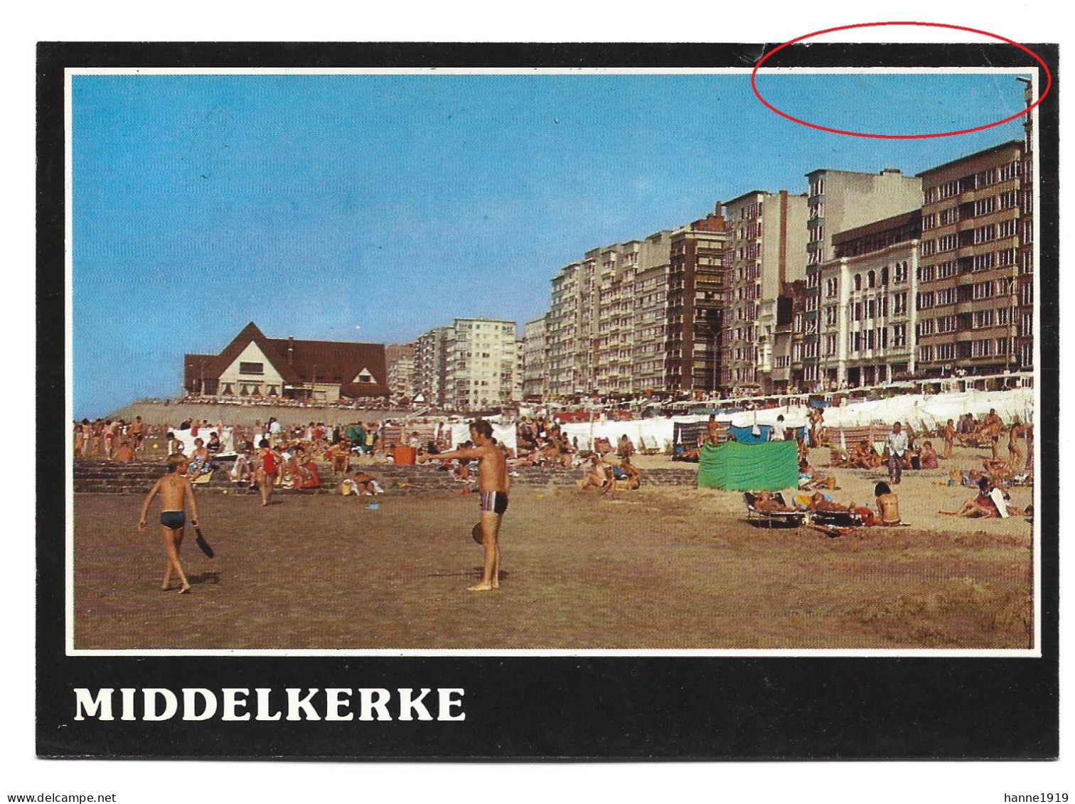 Middelkerke Strand En Zeedijk Foto Prentkaart Htje - Middelkerke