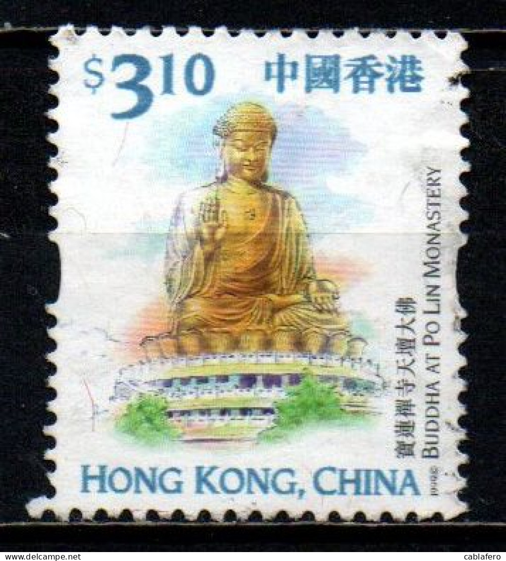 HONG KONG - 1999 - Buddha At Po Lin Monastery - USATO - Gebruikt