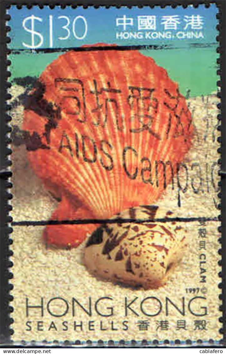 HONG KONG - 1997 - Shell: Clam - USATO - Gebraucht