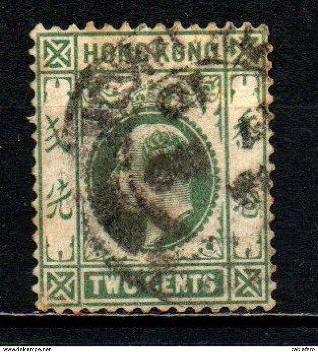 HONG KONG - 1904 - EFFIGIE DEL RE EDOARDO VII - USATO - Used Stamps