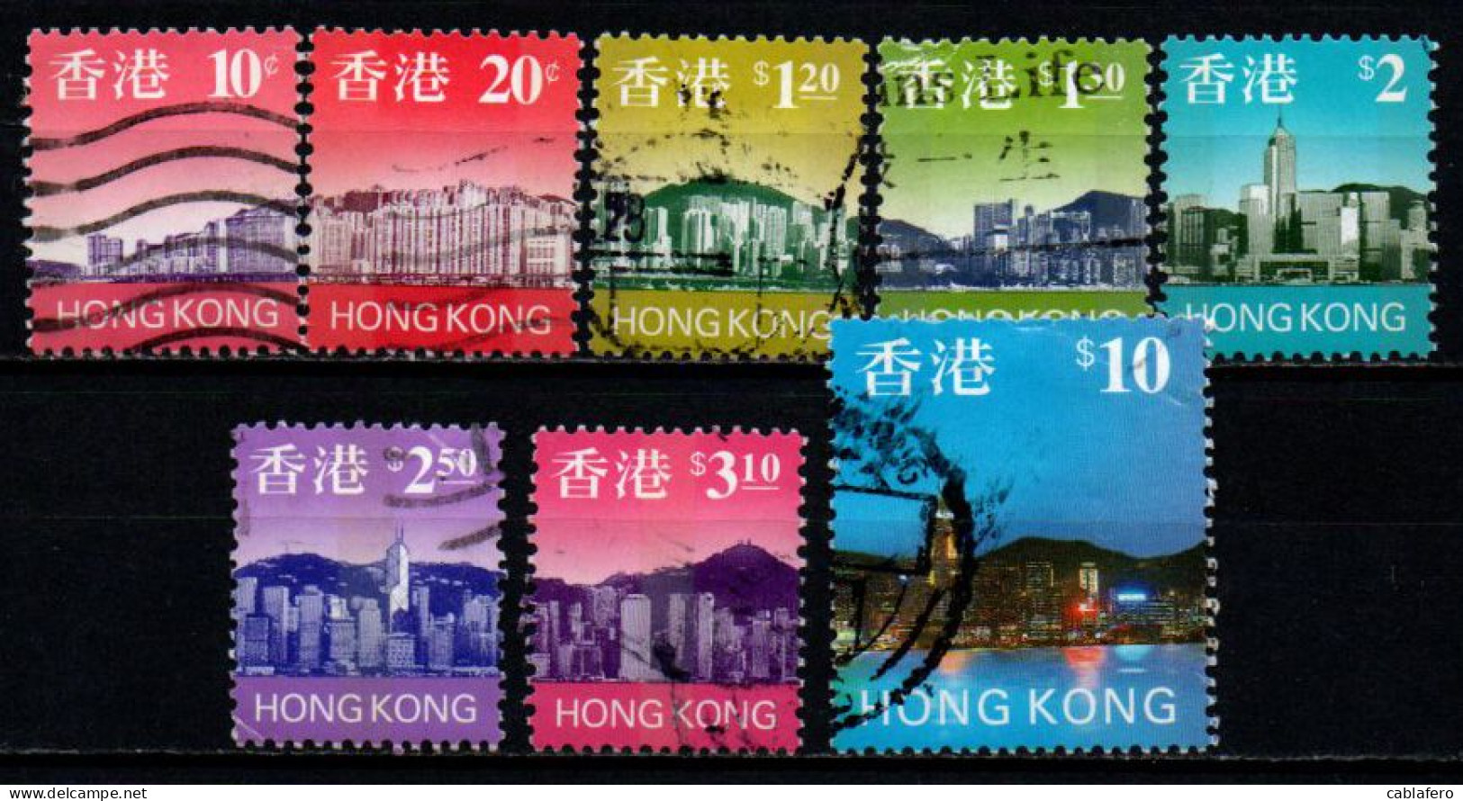 HONG KONG - 1997 - Panoramic Views Of Hong Kong - USATI - Used Stamps