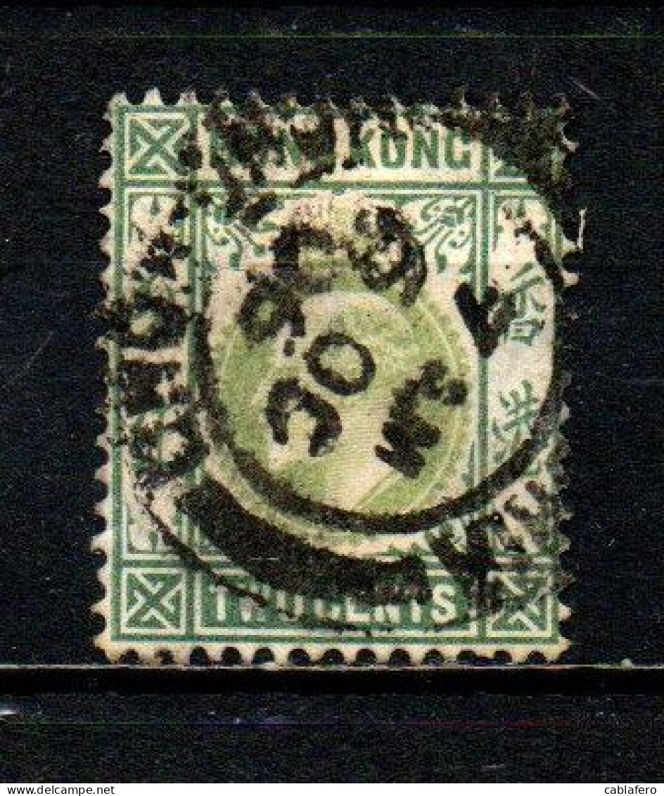 HONG KONG - 1904 - EFFIGIE DEL RE EDOARDO VII - USATO - Used Stamps