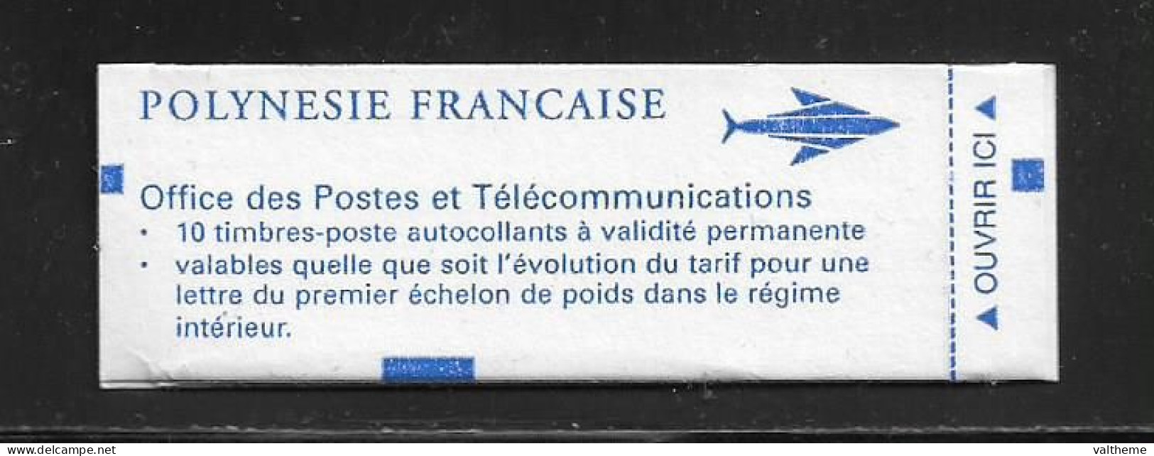 POLYNESIE FRANCAISE  ( OCPOL  -1074 )  1996   N° YVERT ET TELLIER  N° C507(II)    N** - Carnets