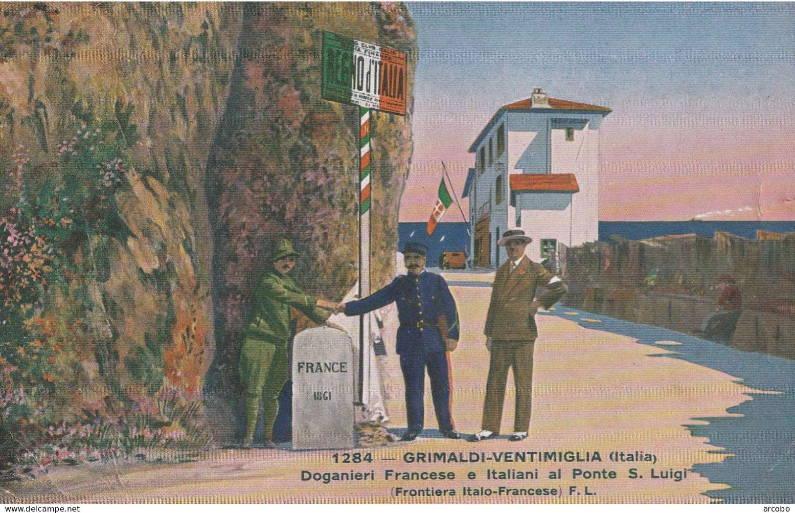 Grimaldi-Ventimiglia Doganieri Francese A Italiani - Douane