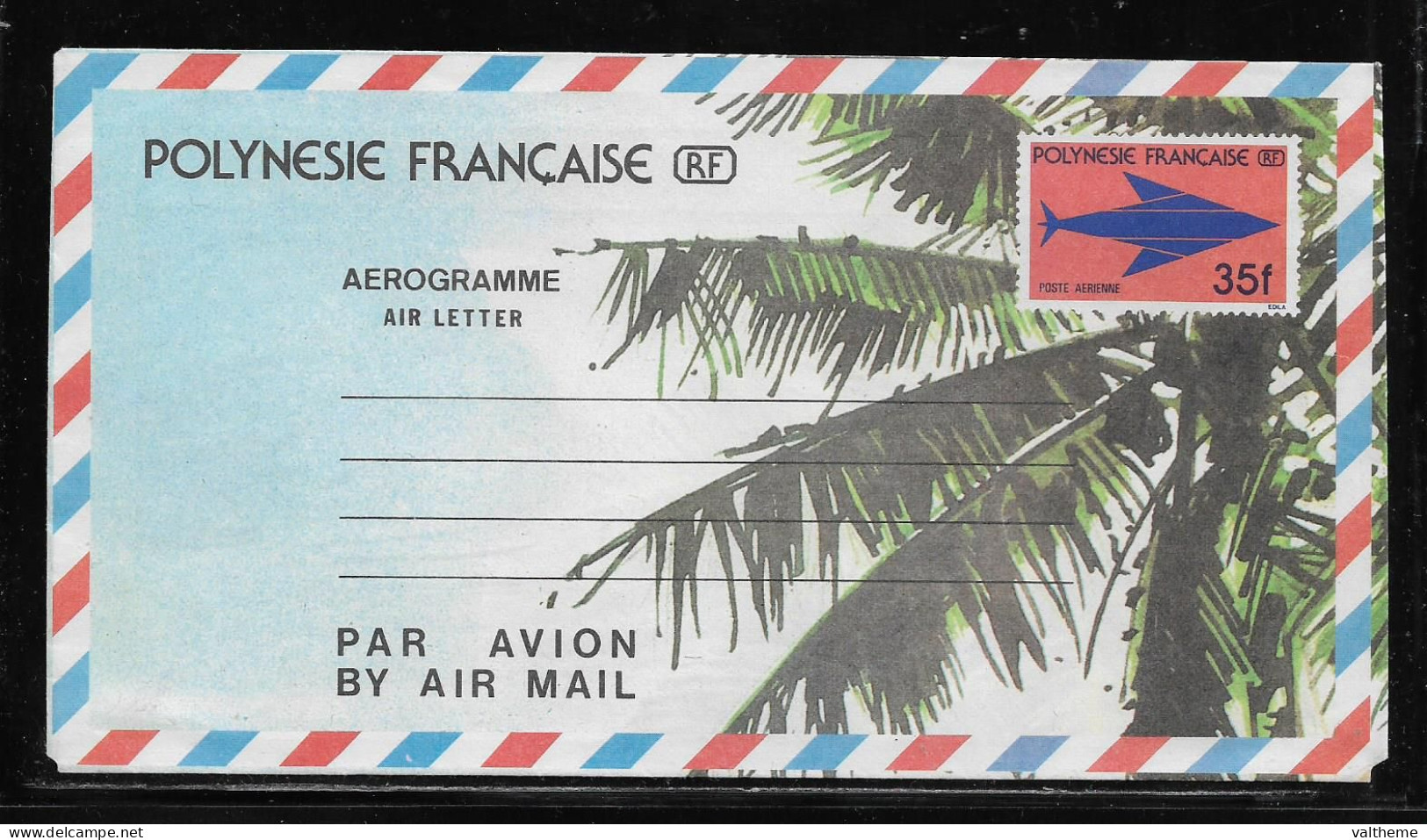 POLYNESIE FRANCAISE  ( OCPOL  -1110 )   1982   N° YVERT ET TELLIER  N° 4   N** - Aerograms