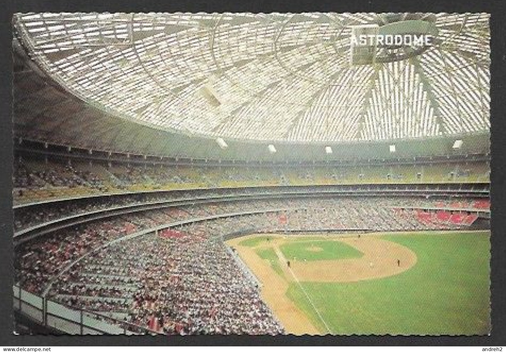 Houston  Texas - Astrodome - Interior Of Astrodome - The Eighth Wonder Of The World - By Astrocard - Houston