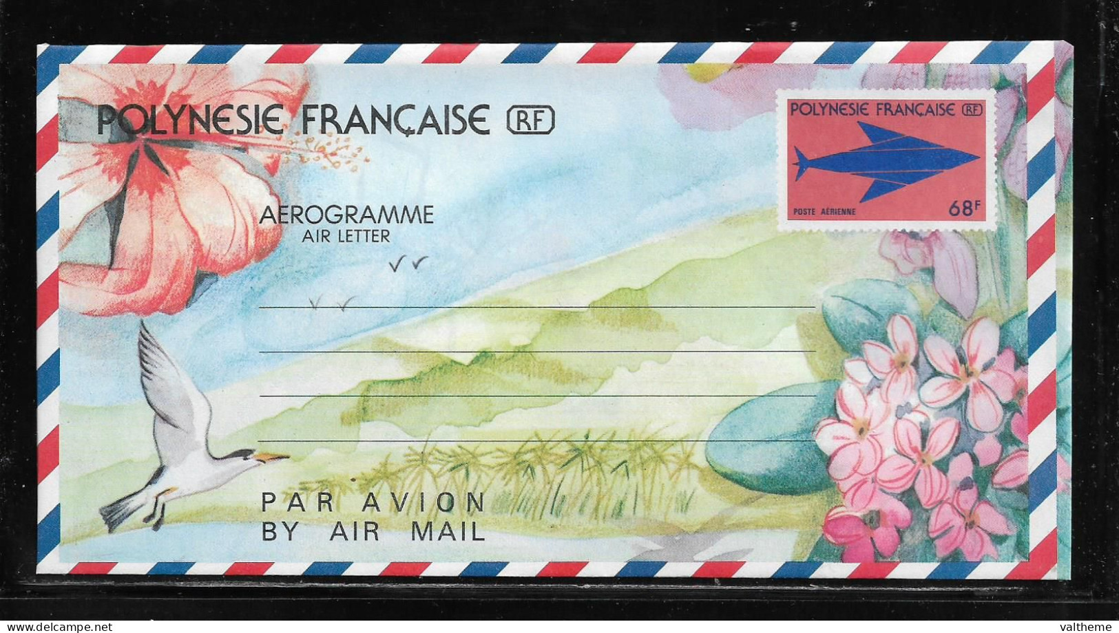 POLYNESIE FRANCAISE  ( OCPOL  -1112 )   1989   N° YVERT ET TELLIER  N° 8   N** - Aerogramme