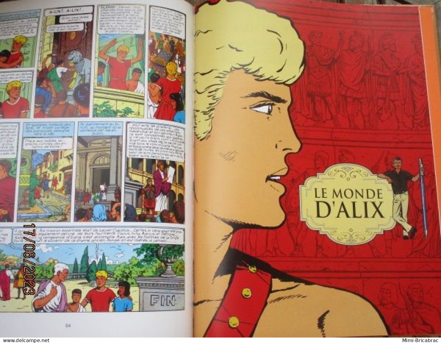 SF002 / BD ALIX / LA GRIFFE NOIRE en excellent état , édition de 2012 , valait 7,99€, avec suppl LE MONDE D'ALIX