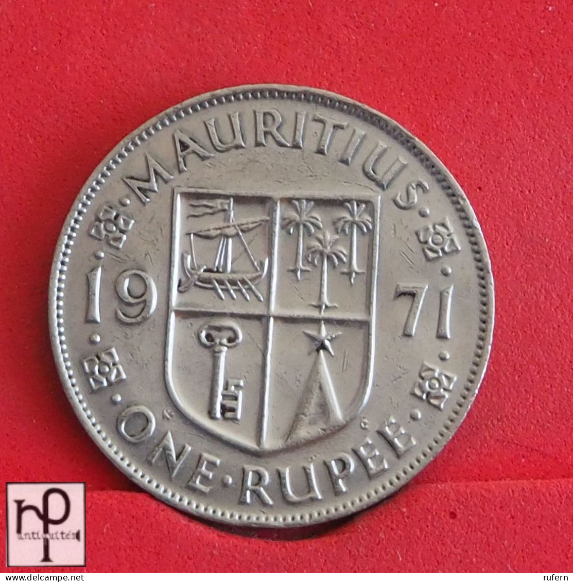 MAURITIUS 1 RUPEE 1971 -    KM# 35,1 - (Nº55357) - Maurice