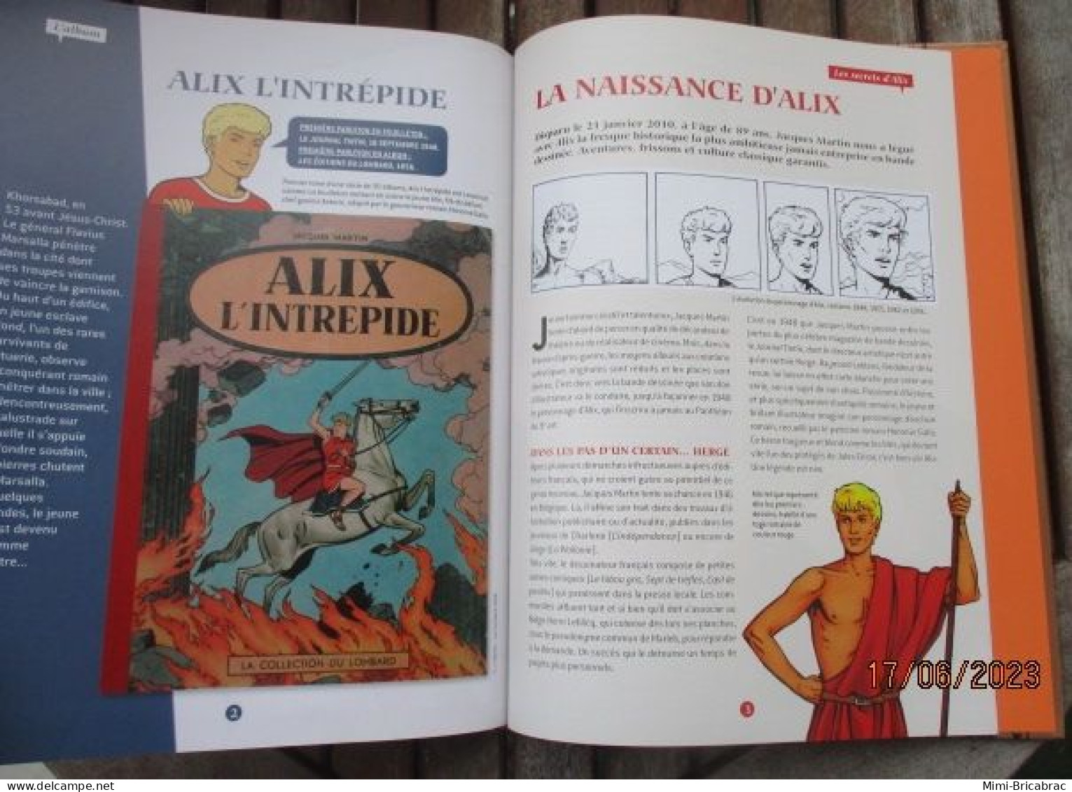 BD518 / BD ALIX / ALIX L'INTREPIDE en excellent état , édition de 2012 , valait 7,99€, avec suppl LE MONDE D'ALIX