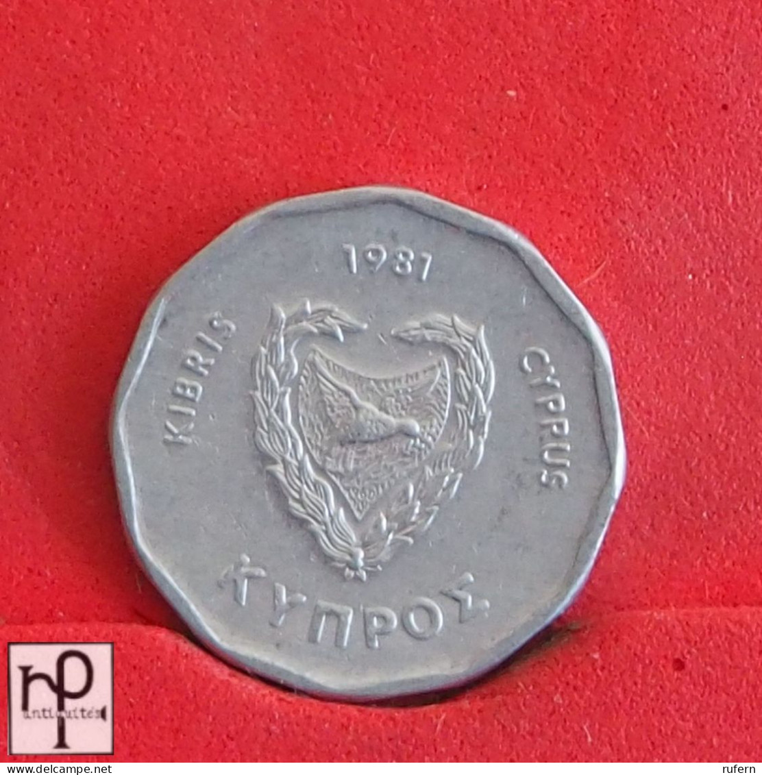 CYPRUS 5 MILS 1981 -    KM# 50,1 - (Nº55371) - Chypre