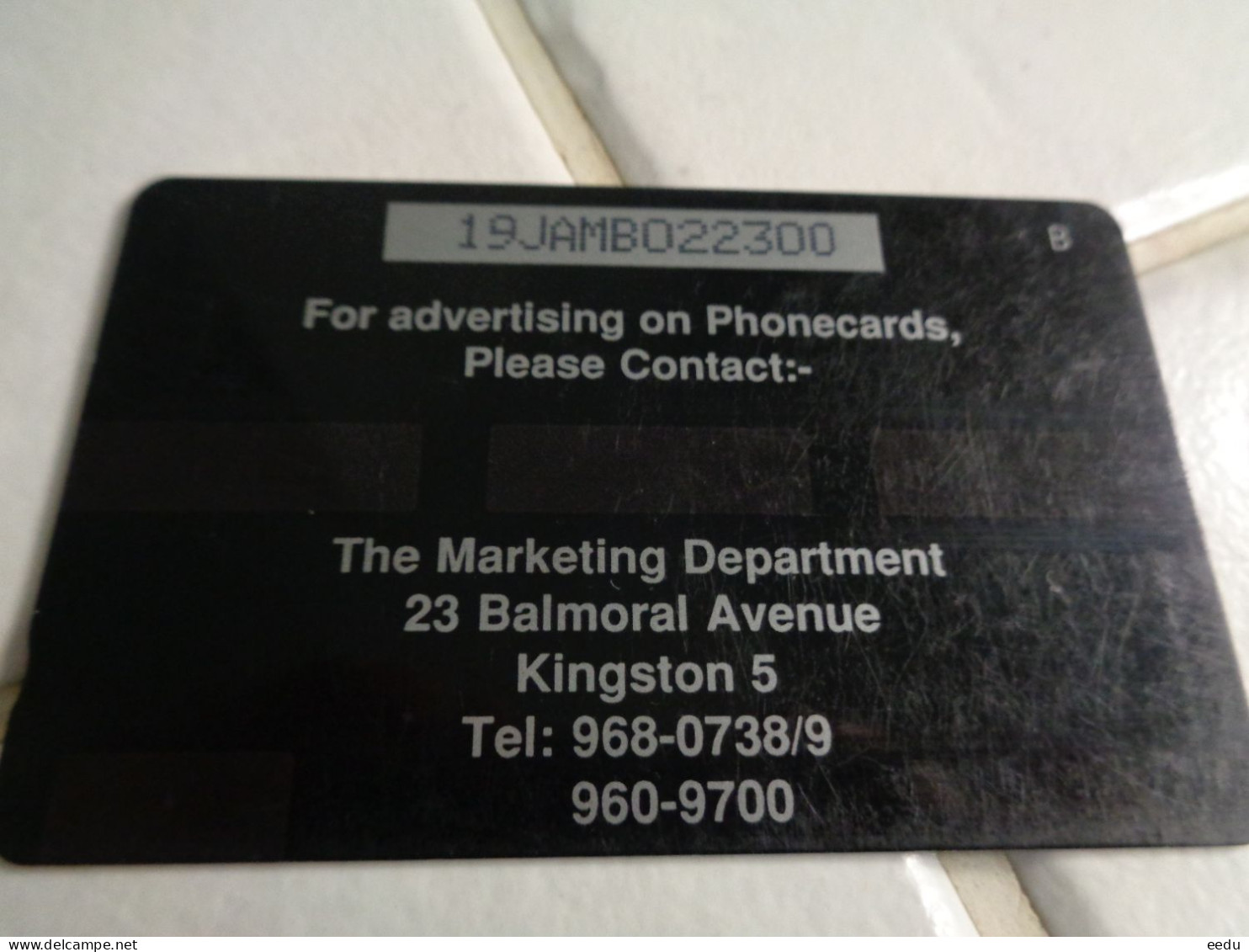 Jamaica Phonecard - Jamaïque