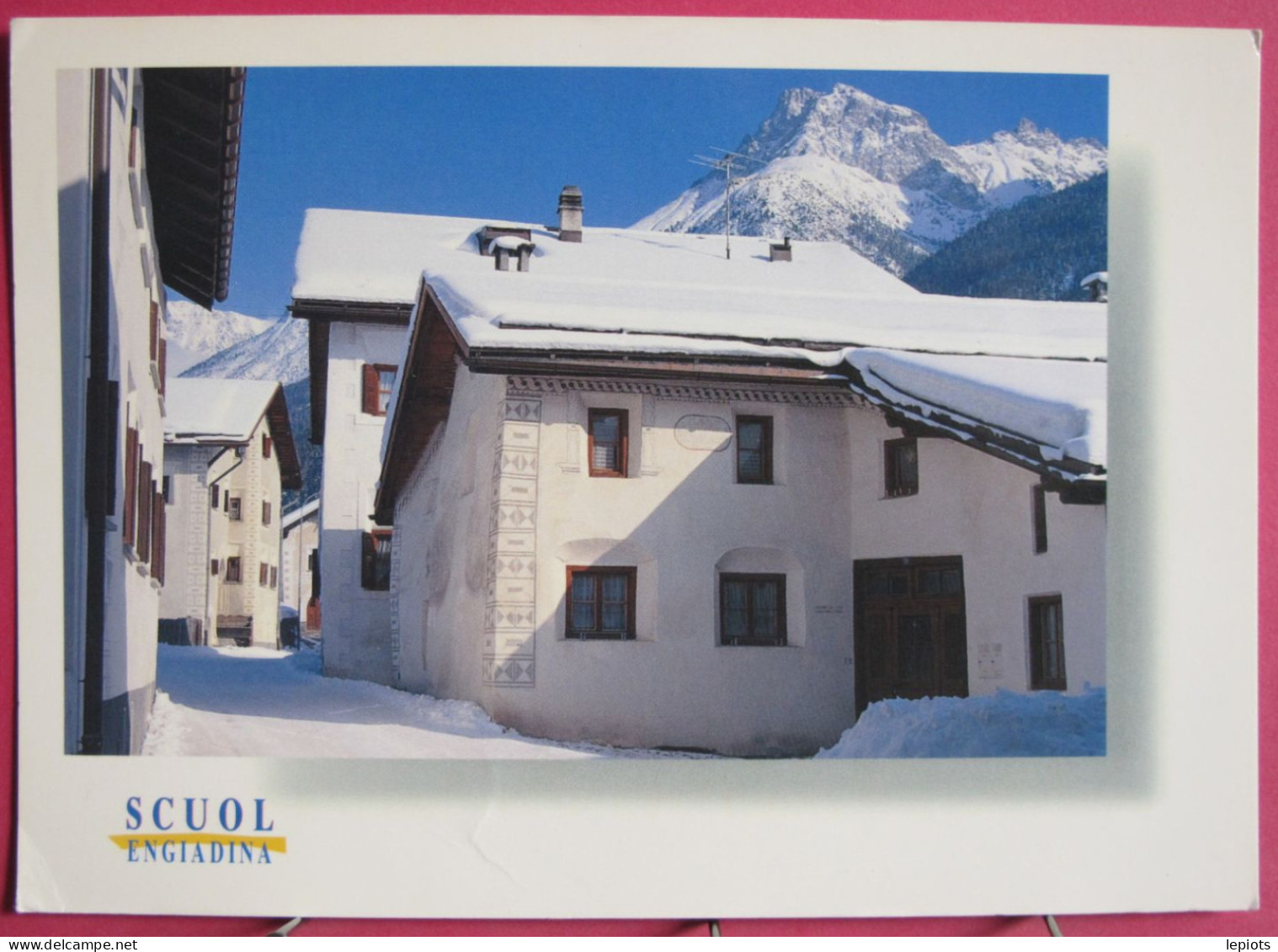 Lot De 2 CP - Suisse - Grisons - Scuol Engiadina - Jolis Timbres - Scuol