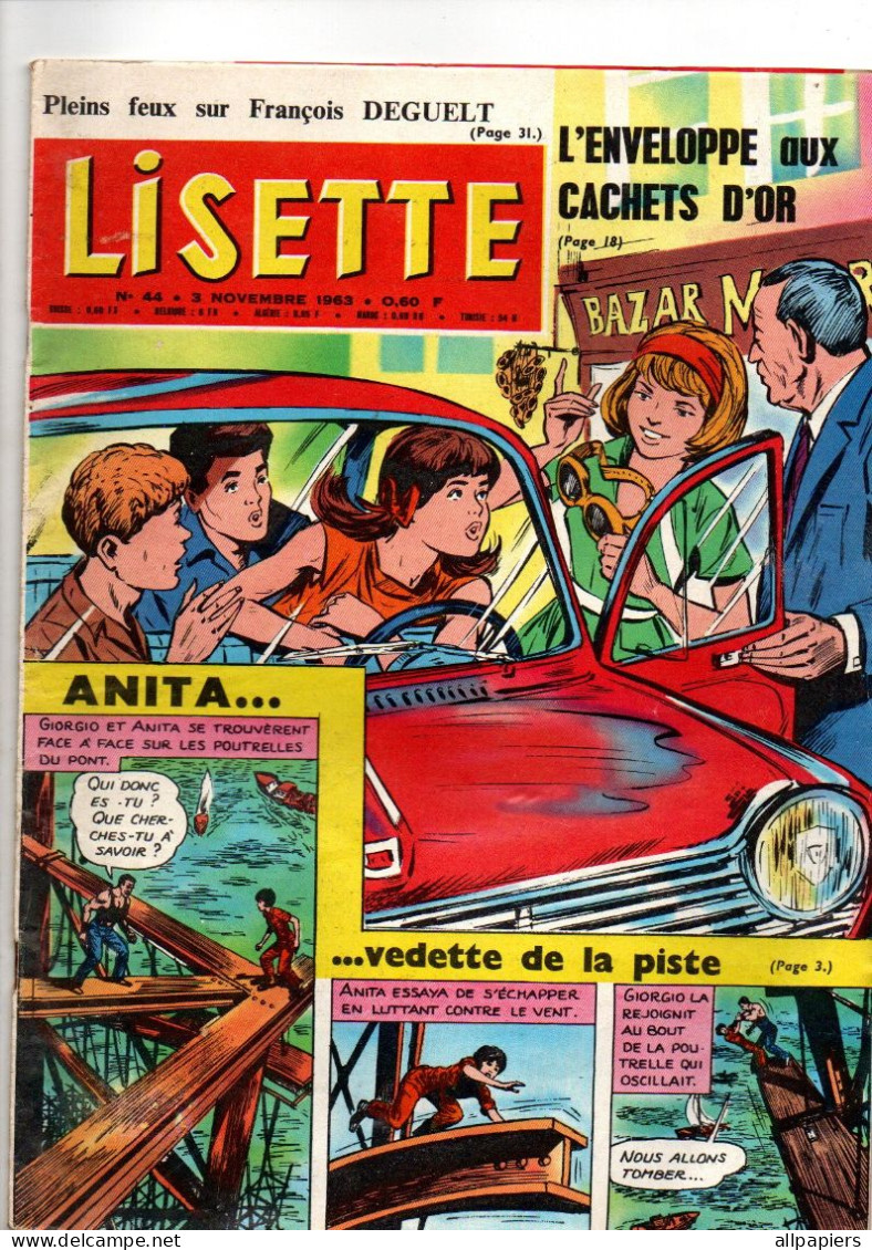 Lisette N°44 Martine Havet - Anita Vedette De La Piste - L'île De L'Arc-en-Ciel - La Nouvelle Poupée Lisette... 1963 - Lisette