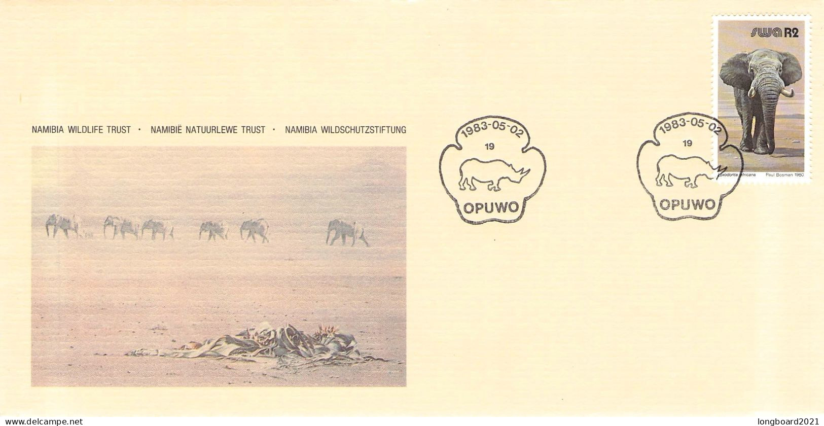 SOUTH WEST AFRICA - 1983 OPUWO - NAMIBIA WILDLIFE TRUST  /*26 - Zuidwest-Afrika (1923-1990)