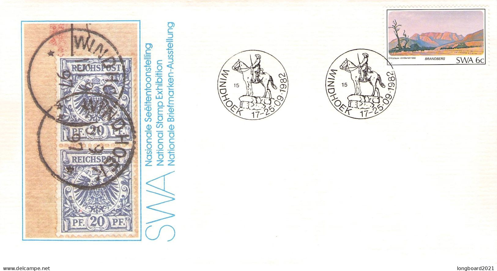 SOUTH WEST AFRICA - 1982 NATIONAL STAMP EXHIBITION  /*27 - South West Africa (1923-1990)