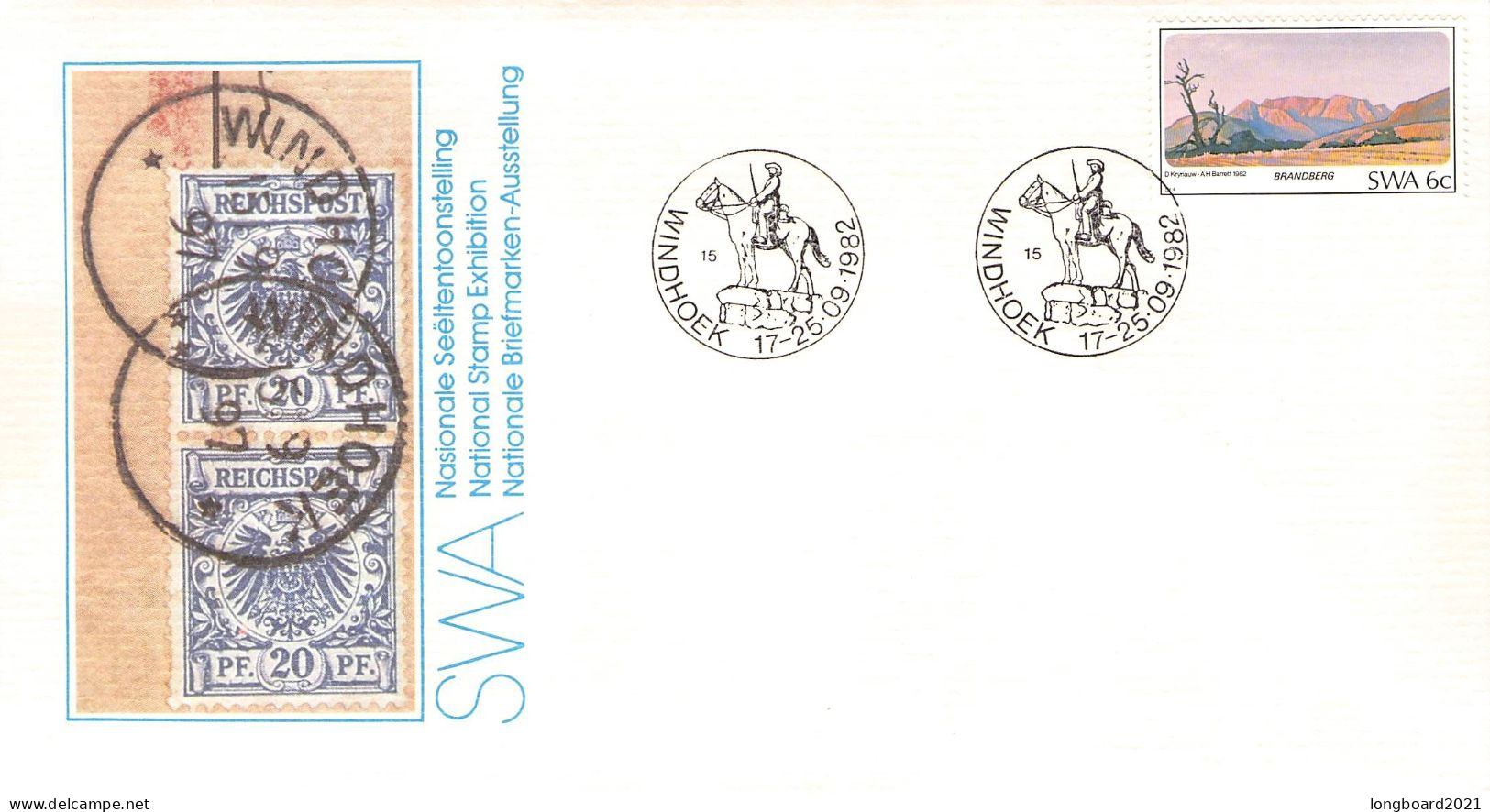 SOUTH WEST AFRICA - 1982 NATIONAL STAMP EXHIBITION  /*27 - Südwestafrika (1923-1990)