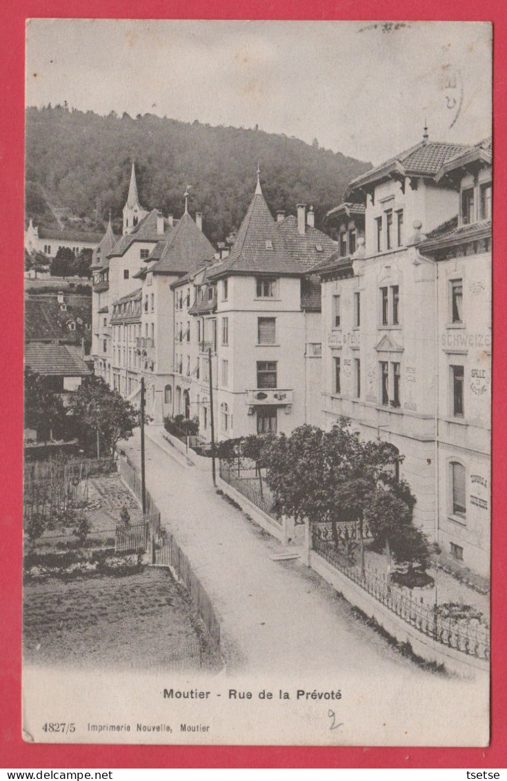 Moutier - Rue De La Prévoté -1907 ( Voir Verso ) - Moutier