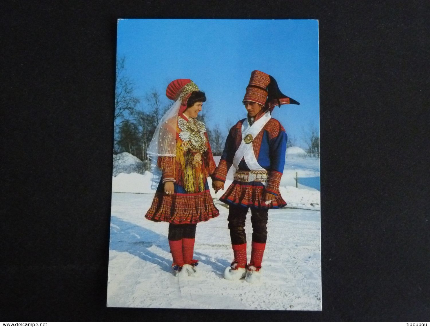 NORVEGE NORWAY NORGE AVEC YT 975 NORDEN 89 COSTUME MASCULIN - COSTUME REGIONAL KAUTOKEINO - Lettres & Documents