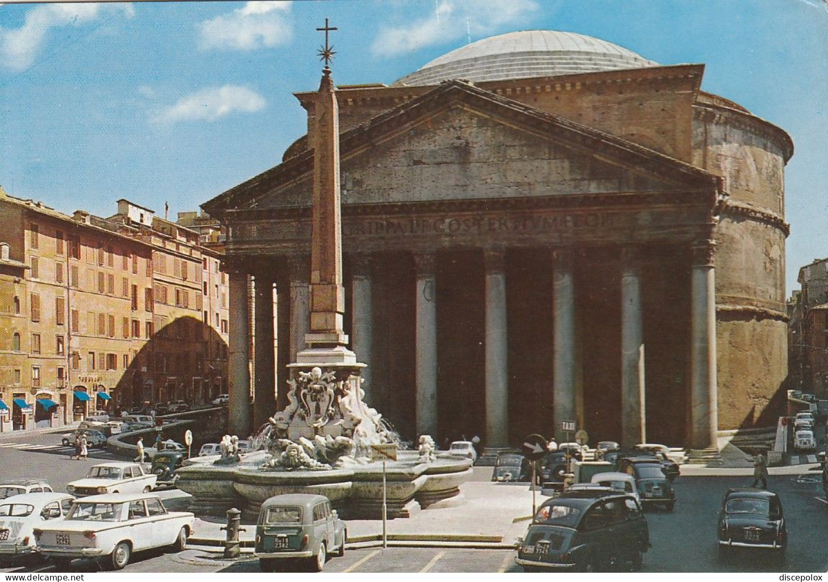 Z5952 Roma - Il Pantheon - Auto Cars Voitures / Non Viaggiata - Panteón