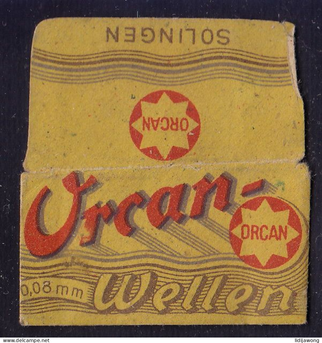 "ORCAN" Razor Blade Old Vintage WRAPPER (see Sales Conditions) - Lames De Rasoir