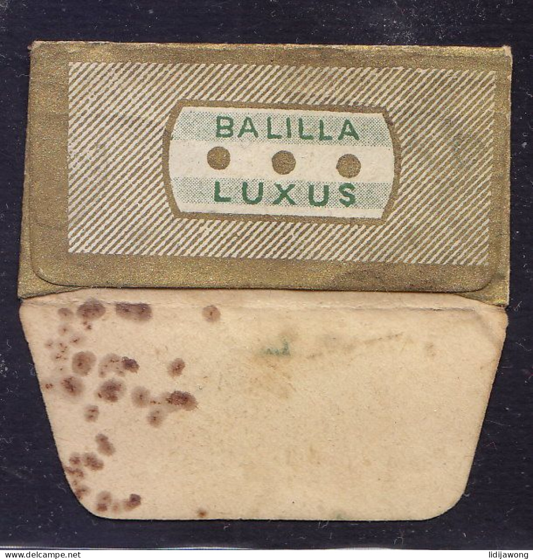 "BALLILA LUXUS" Razor Blade Old Vintage WRAPPER (see Sales Conditions) - Lames De Rasoir