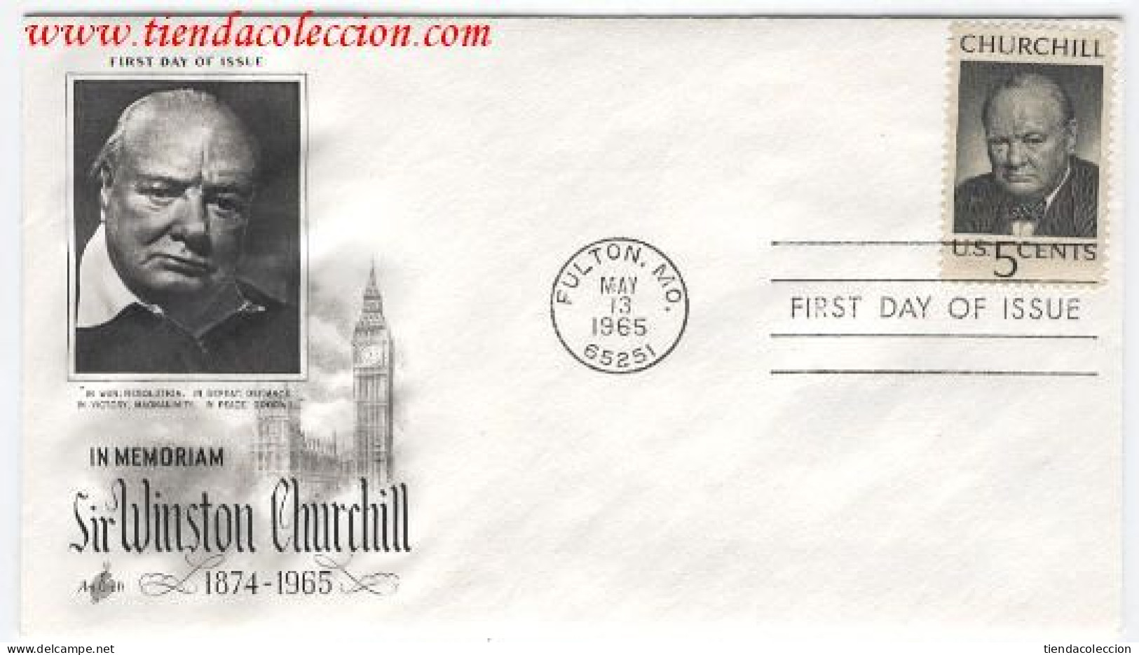 Los Estados Unidos In Memoriam Sir Winston Churchill 1874 - 1965 - Autres & Non Classés