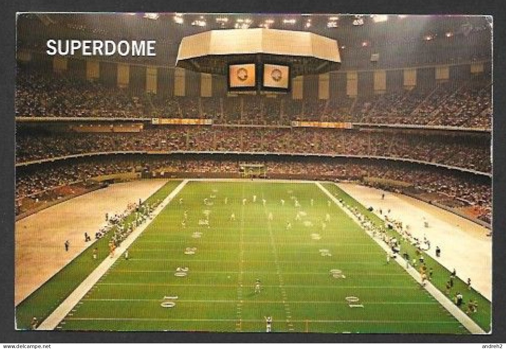 New Orleans  Louisiana - Louisiana Superdome New Orleans,The World's Enclosed Stadium Football Games Will Seat 80,000 - New Orleans