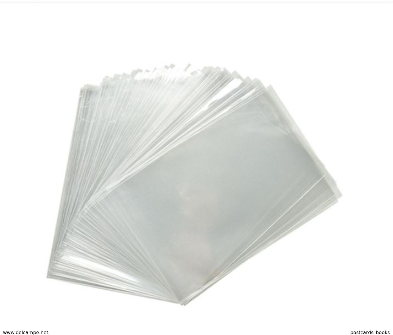 Lot 100 Etuis Pochettes Pour Cartes Postales CPA 10 X 15cm. MICAS Para Guardar Postais. 100 Clear Sleeves For Postcards - Zonder Classificatie