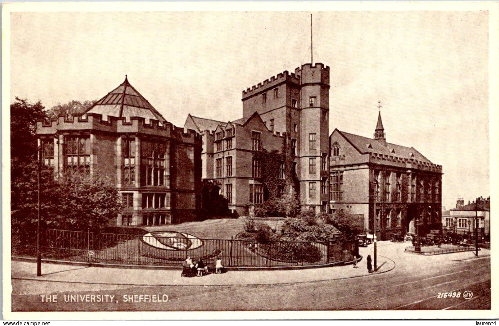(3 R 53) UK (old Sepia) The University (in Sheffield) - Sheffield
